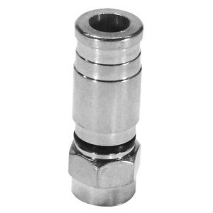 Conector F de Compressão para Cabo Coaxial RG59 Interneed 2 Unidades