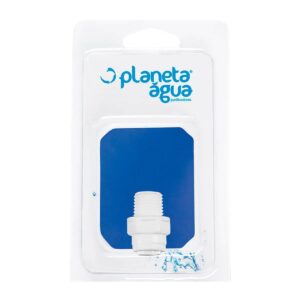 Conexão para Filtro Reta Engate Rápido 1/4" x 1/4" Planeta Água