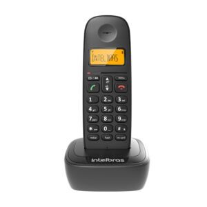 Telefone sem Fio com Identificador de Chamadas TS 2510 Preto Intelbras