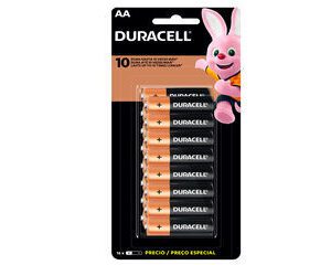 Pilha Alcalina Pequena AA Duracell 16 Unidades