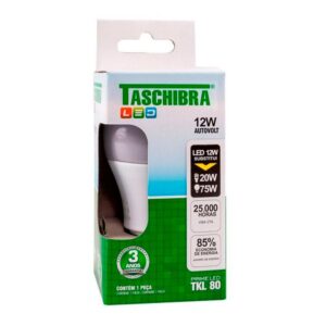 Lâmpada Led TKL80 Luz Branca Taschibra 12W Bivolt