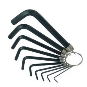 Kit Chave Allen de 1,5mm a 10mm 10 Peças Sparta