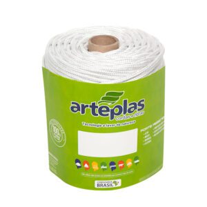Corda Multifilamento Trançada Branca Arteplas 4mmx1m