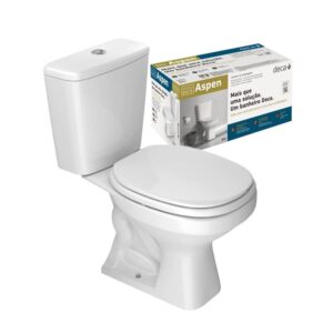 Kit Bacia C/Caixa Acoplada Aspen Bc Deca