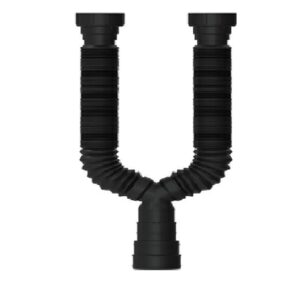 SIFAO TUBO EXTEN. DUPLO 70CM PT BLUKIT