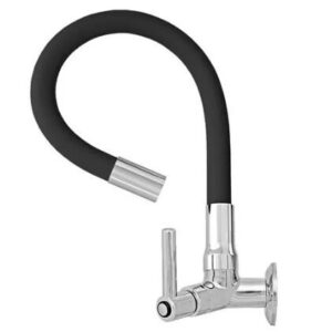 Torneira Cozinha parede Flex Preta Marchezan