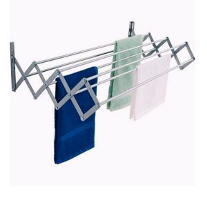 Varal de Teto/Parede Sanfonado em Alumínio Maxeb 1m