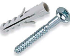 Bucha de Fixação em Nylon com Parafuso Philips 10mm Bemfixa 5 unidades