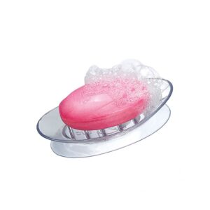 Saboneteira Flex com Sucção Plástico Transparente Arthi