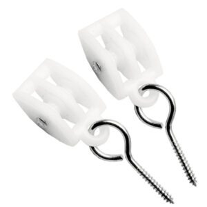 Carretilha Dupla para Varal Secalux 2 unidades