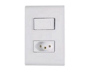 Interruptor Liz 4x2 1TS+1TO 10A Tramontina