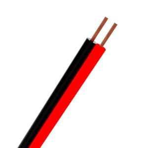 Fio Bicolor Cristal para Áudio Megatron 0,875mm - 1m