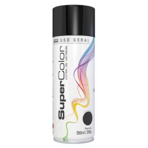 Tinta Spray Uso Geral Preto Brilhante Tekbond 350ml