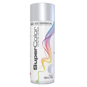 Tinta Spray Alta Temperatura Alumínio Tekbond 350ml