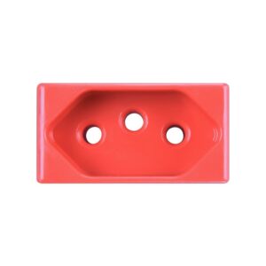 Módulo Tomada 2P+T Liz Vermelho Tramontina 20A