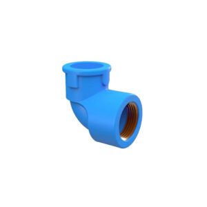 Joelho 90° Soldável em PVC com Bucha de Latão Azul Tigre 25mmx3/4"