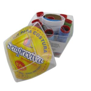 Kit Costura 9 Cores Sempreviva 40 Peças