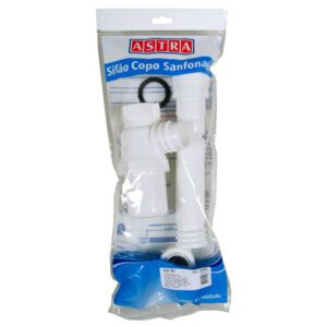 Sifão Copo Sanfonado Universal Branco Astra
