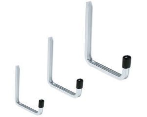 Suporte Gancho Multiuso Alumínio Bemfixa 8x12cm