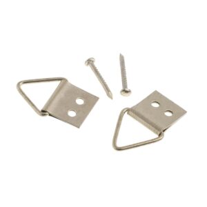 Suporte Triângulo Pequeno para Quadro Bemfixa 4 Unidades