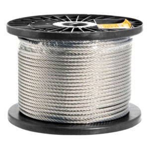 Cabo de Aço Plastificado Galvanizado Vonder 2,4mmx1m