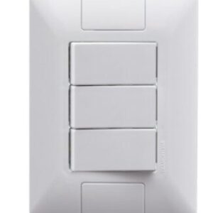 Interruptor Aria 4X2 3 Simples Bc Tramontina