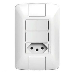 INTERRUPTOR ARIA 4X2 2TS+1TO 20A BC TRAMONTINA