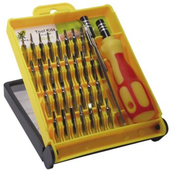 Kit de Ponta Bits Precisão X-Cell com Pinça 33 peças