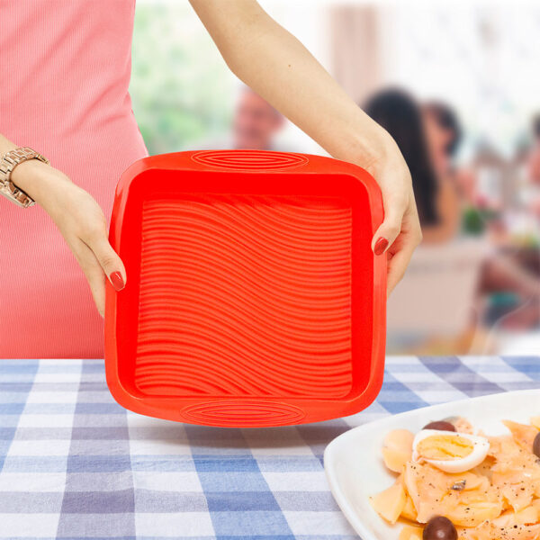 Forma de Silicone Quadrada para Bolo Uny Home - Imagem 4