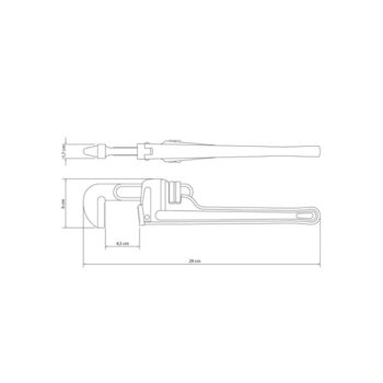 Chave Grifo para Tubos 10'' Tramontina