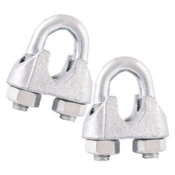 Clips para Cabo de Aço 1/4 Vonder 2 unidades