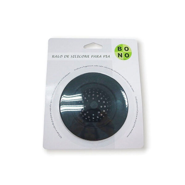 Ralo de Silicone para Pia Preto Bono - Imagem 2