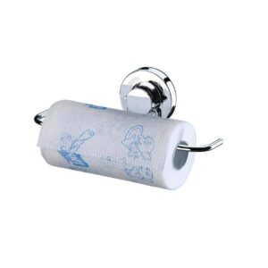 Porta Papel Toalha com Ventosa Aço Cromado Future