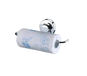 Porta Papel Toalha com Ventosa Aço Cromado Future