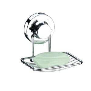 Saboneteira de Parede com Ventosa Aço Cromado Future