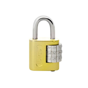 Cadeado Segredo de Latão Dourado Stam 25mm