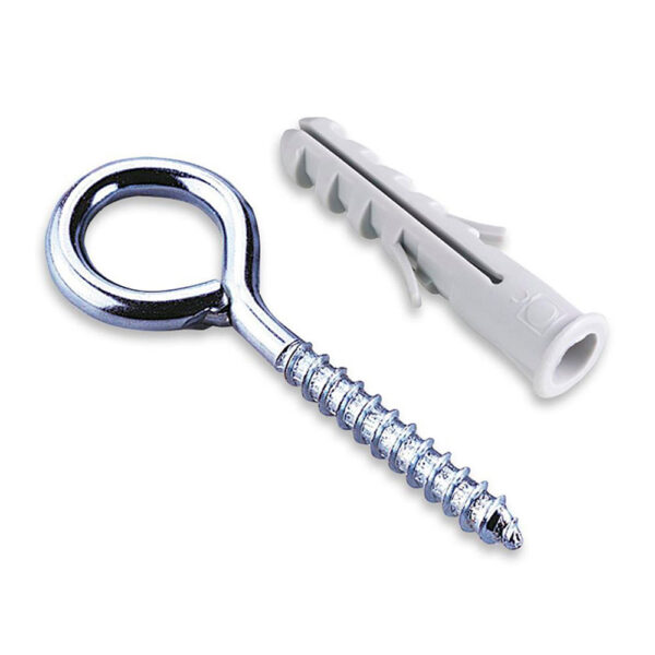 Gancho com Bucha 10mm Bemfixa 2 unidades