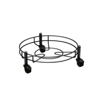 Suporte de Metal para Botijão de Gás Preto Itatiba