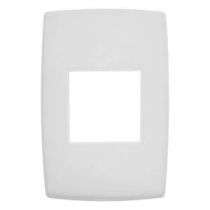 Placa 2 Postos Juntos 4x2 Branco Pialplus