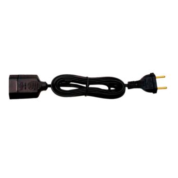 Extensão Elétrica 1 Tomada 2P Preto Ilumitec 10A - 5m