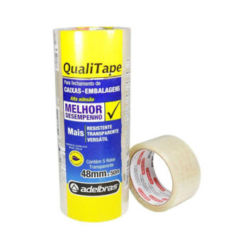 Fita Adesiva Transparente Adelbras 48mmx50m