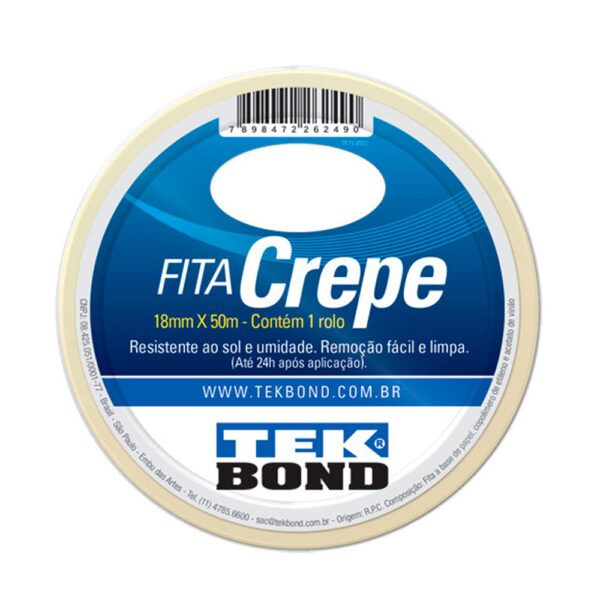 Fita Crepe Tekbond 18mmx50m