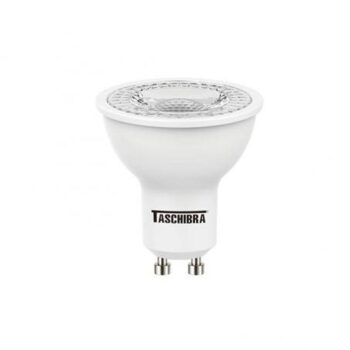Lâmpada de Led Dicróica Amarela Taschibra 7W Bivolt