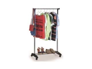 Arara de Roupas com Sapateira e Rodinhas Regulável em Aço Arthi