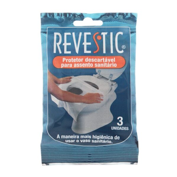 Protetor Sanitário Descartável Revestic 3 Unidades - Imagem 2