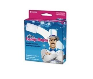 Esponja Mágica Super Storm Branca Pulvitec 2 unidades
