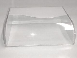 Porta Guardanapo de Acrílico com Tampa Incolor Acrylic Line