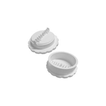 Triturador de Alho em Plástico Branco Daivak