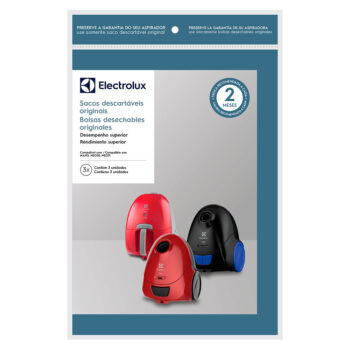 Kit Sacos Descartáveis Para Aspirador de Pó SBENA Electrolux 3 Unidades