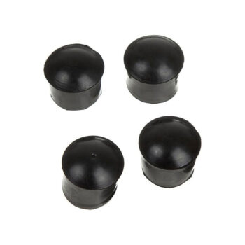 Ponteira Externa para Móveis em PVC Preto 1/2'' Betters 4 unidades